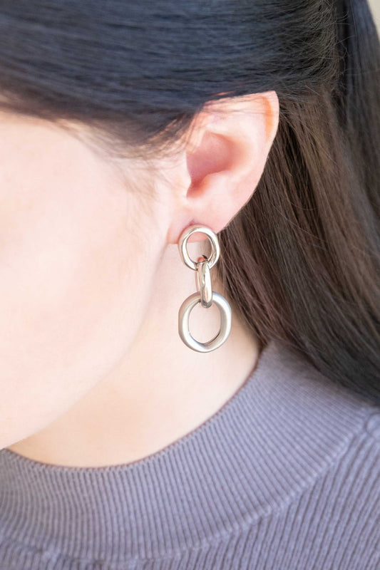 Let's Link Up Earrings | Silver