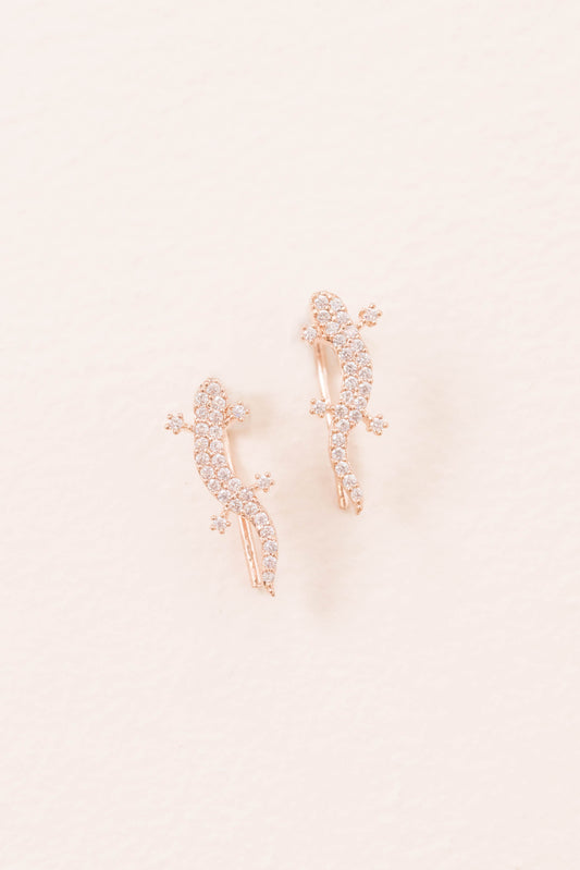 Lizard Ear Pin Earrings