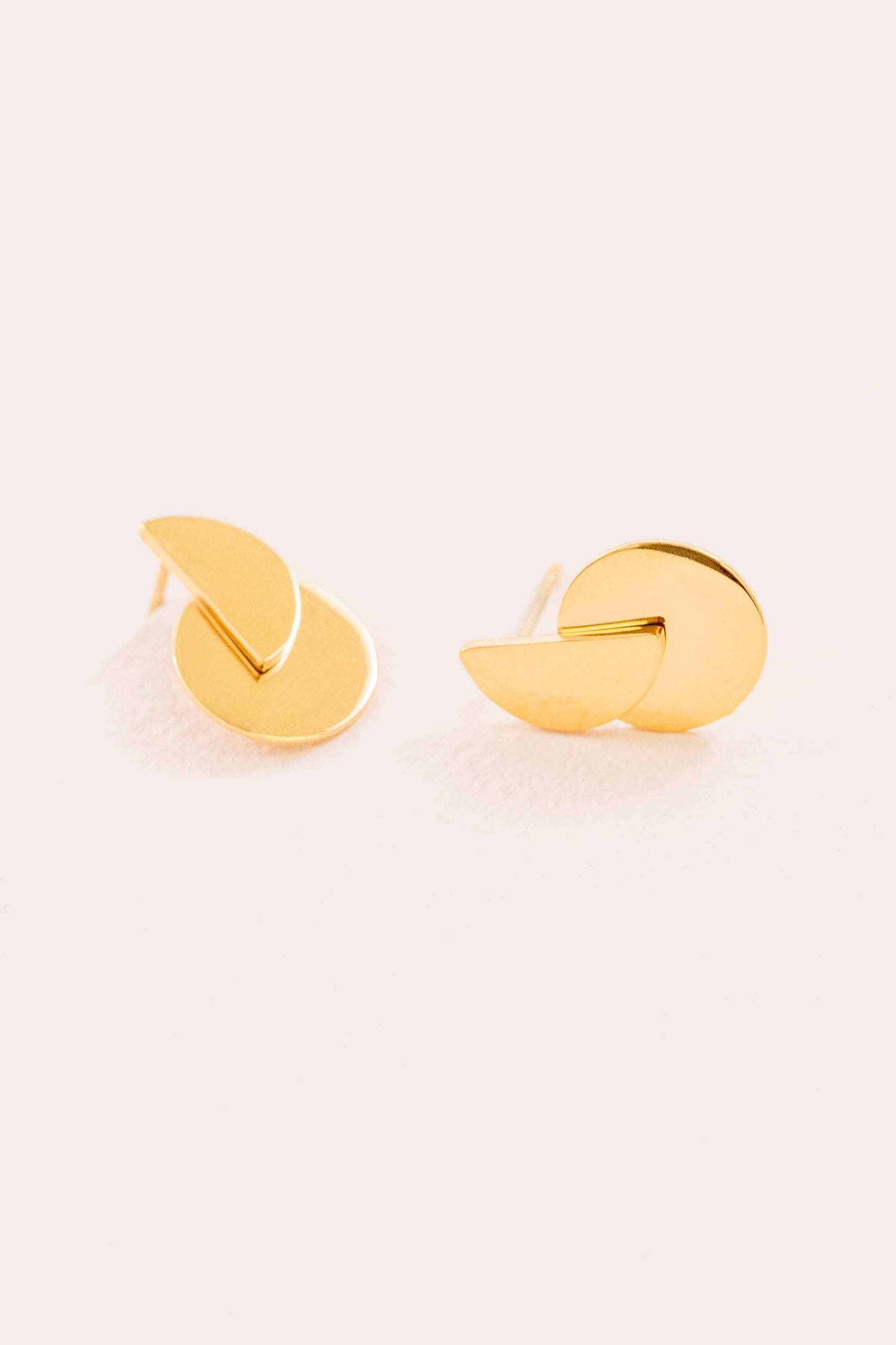 Golden Moons Earrings (14K)