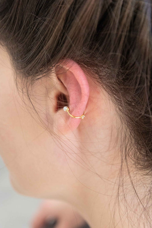 Best of Both Worlds Ear Cuff (14K)