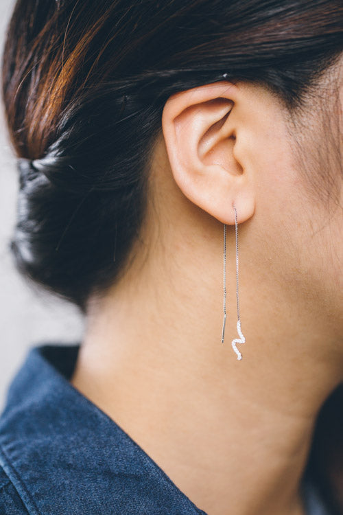 Scribble Threader Earrings