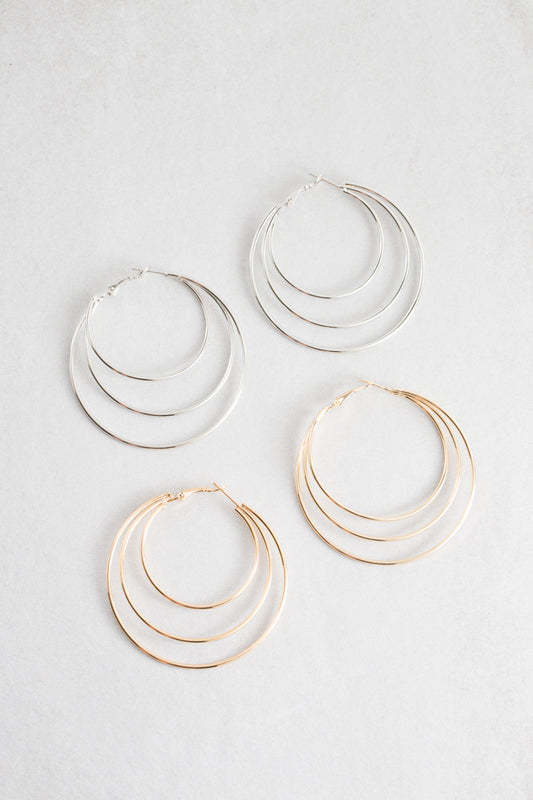 Echo Hoop Earrings