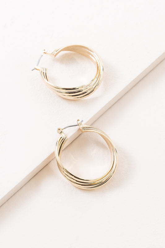 Cultivated Hoop Earrings