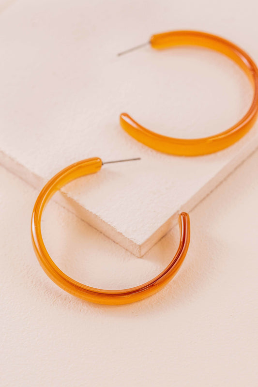 Simplistic Hoop Earrings | Amber