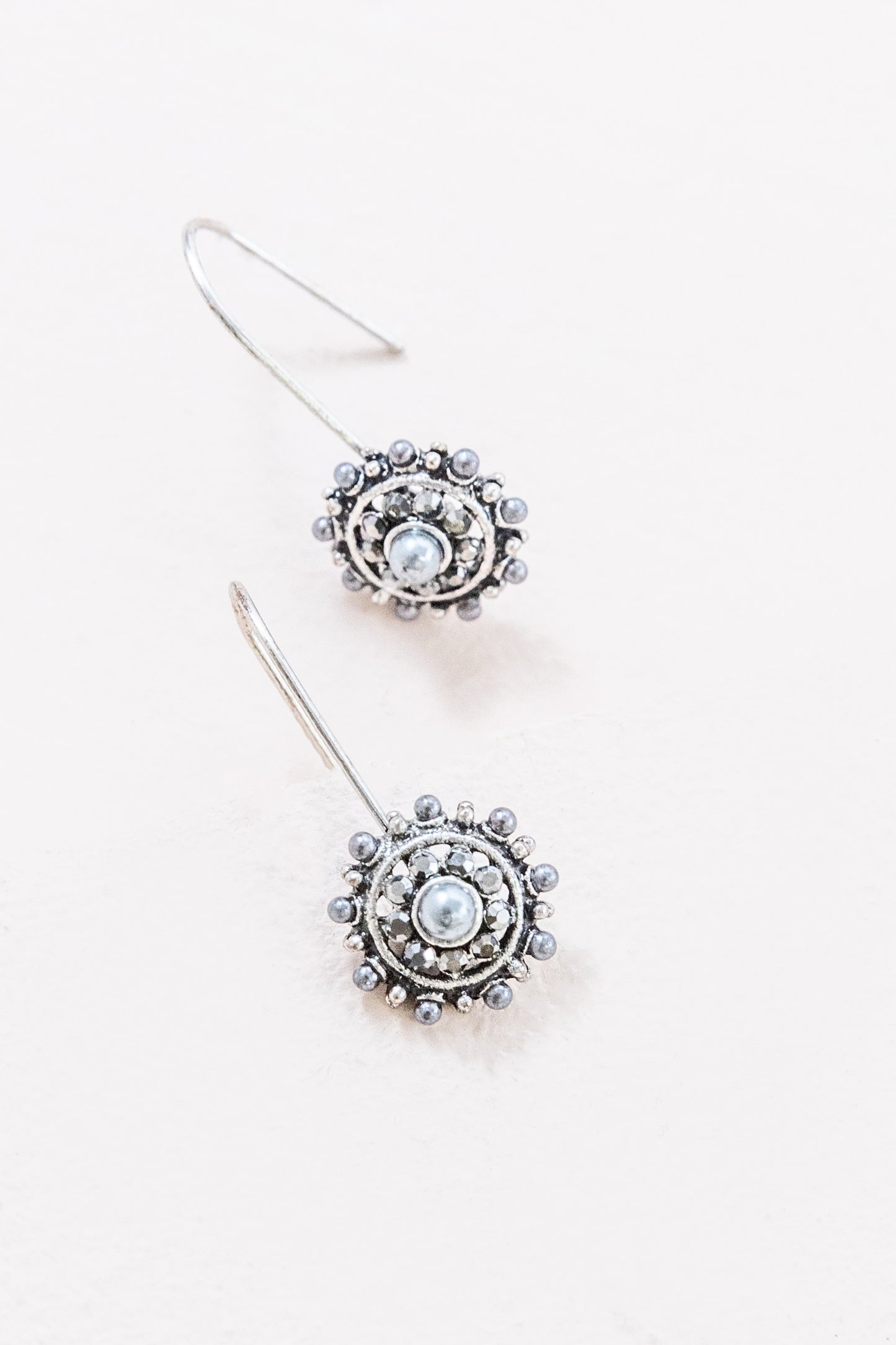 Zenovia Hook Earrings | Silver