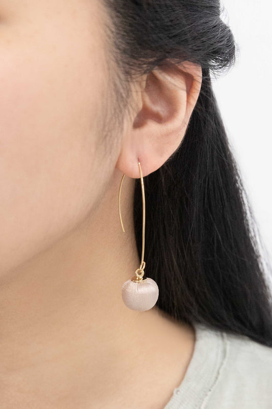 Makena Threader Earrings | Tan