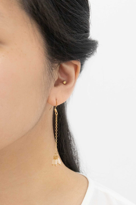 Palm Dangle Earrings | Blush