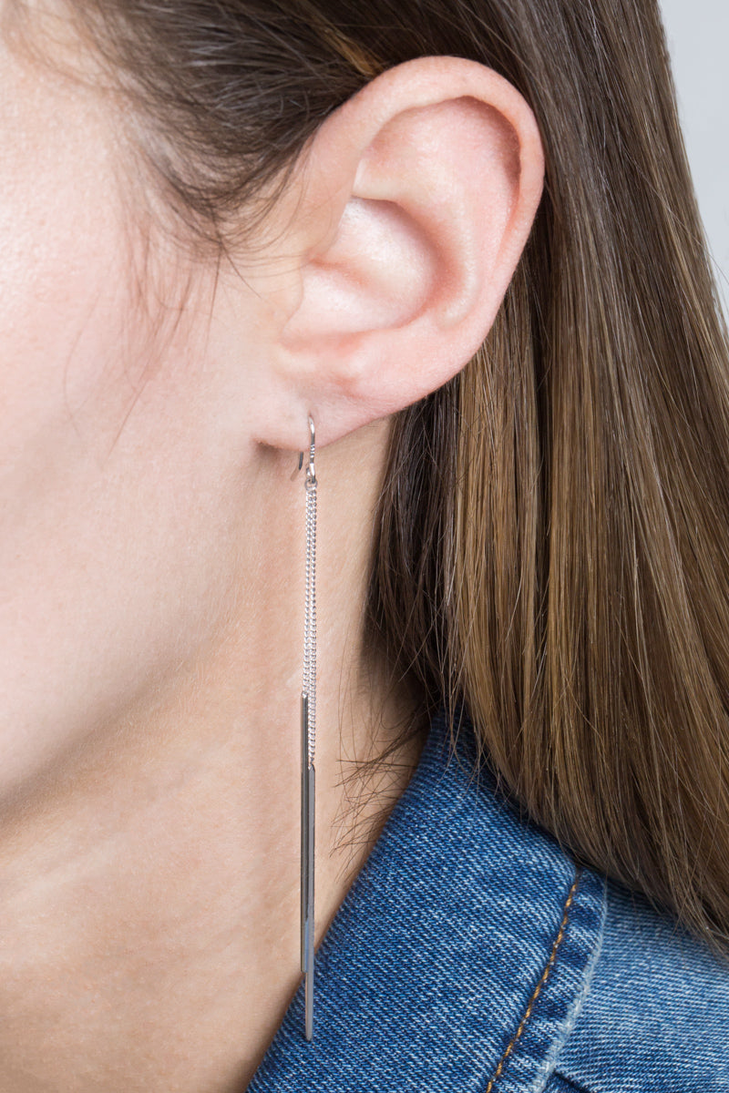 Linden Dangle Earrings | Silver (sterl.)