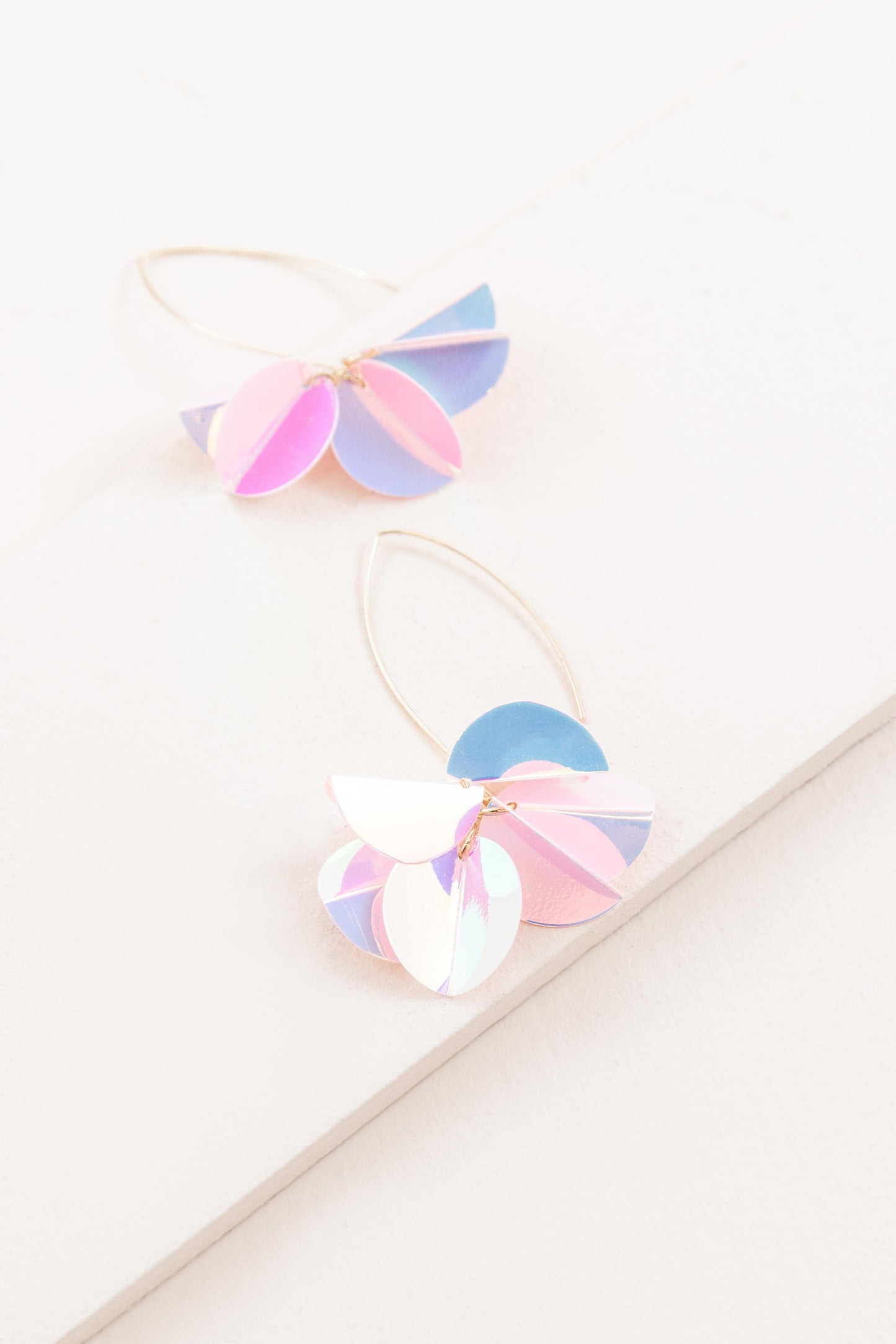 Dolled Up Sequin Threader Earrings