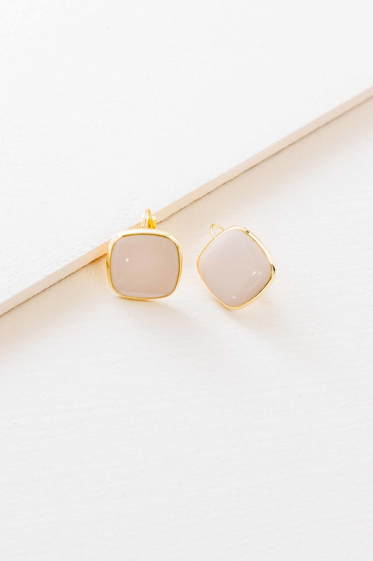 On the Go Hook Earrings (14K) | Blush