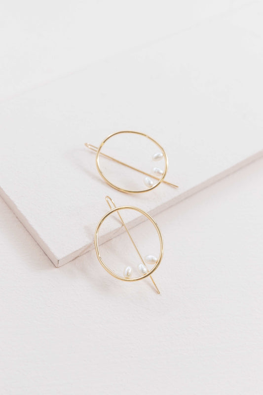 Right on Time Hook Earrings (14K)