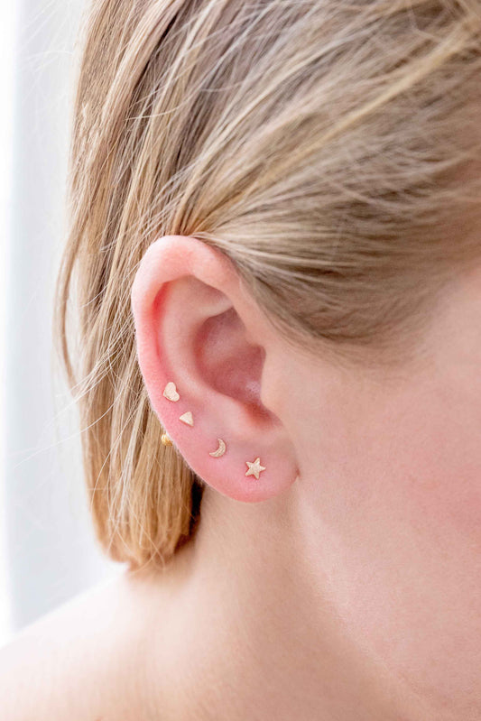 The Basics Earring Set | Rose Gold