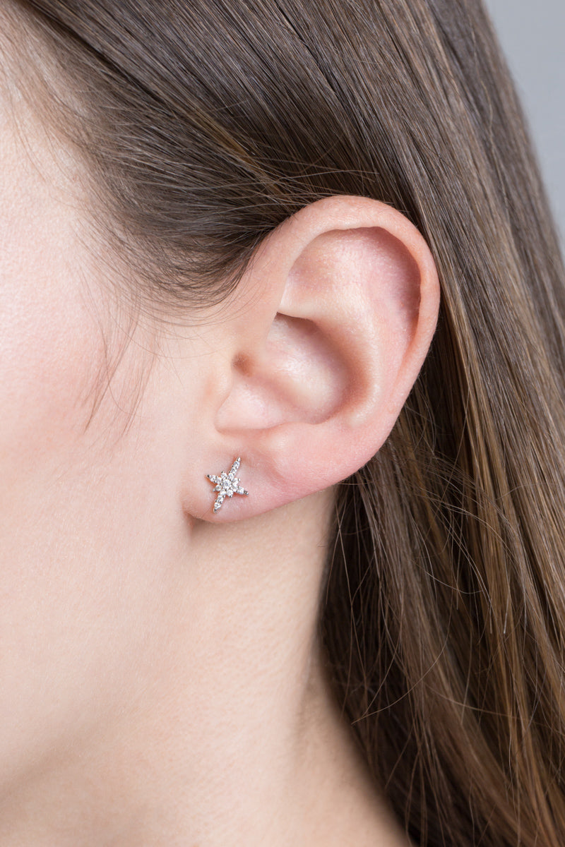 Tinker Star Set Earrings | Silver