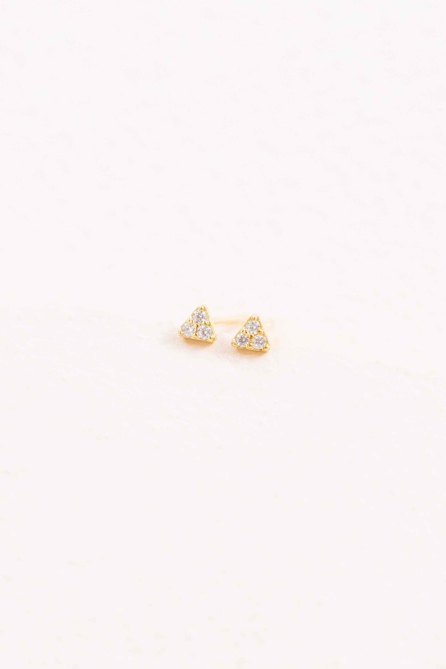Triangle Stone Earring Set