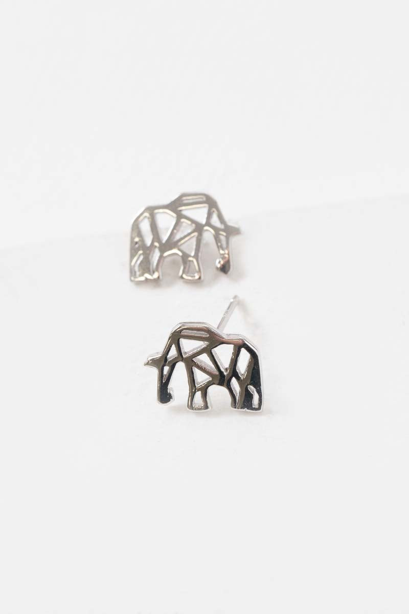 Elephant Earrings (18K Rose & 24K Gold)