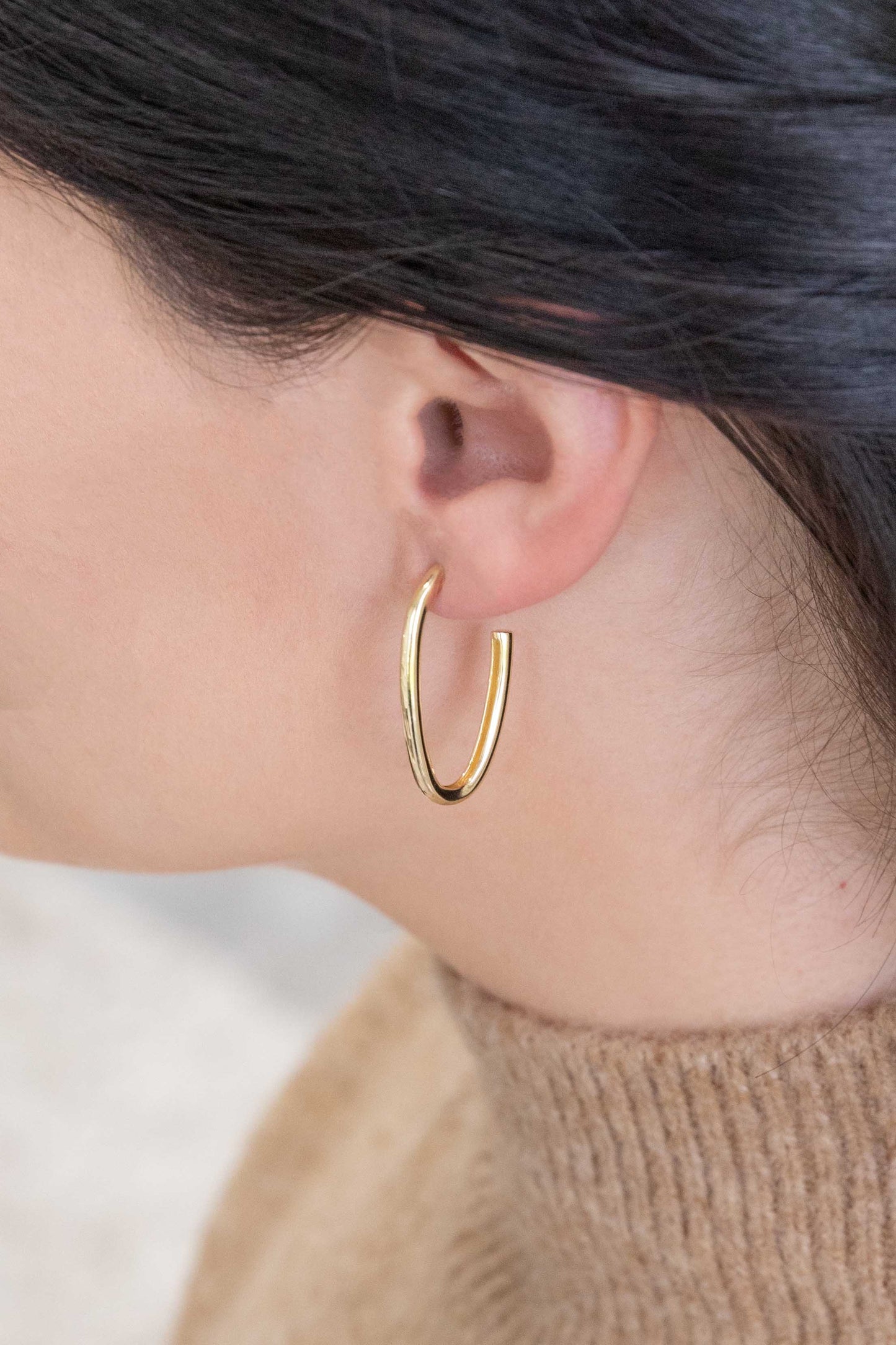 Gold Rush Hoop Earrings (14K)