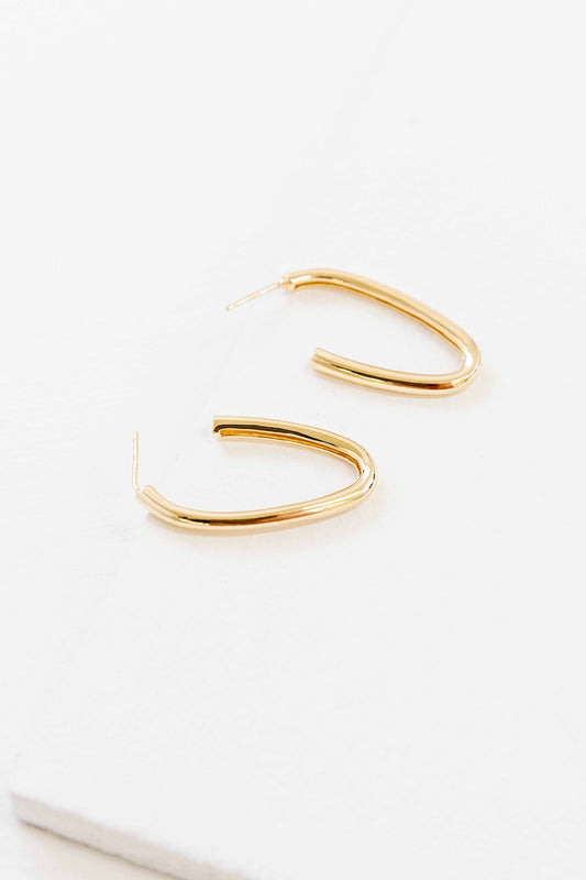 Gold Rush Hoop Earrings (14K)