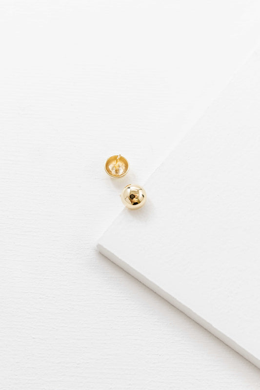 Golden Globe Earrings (14K)