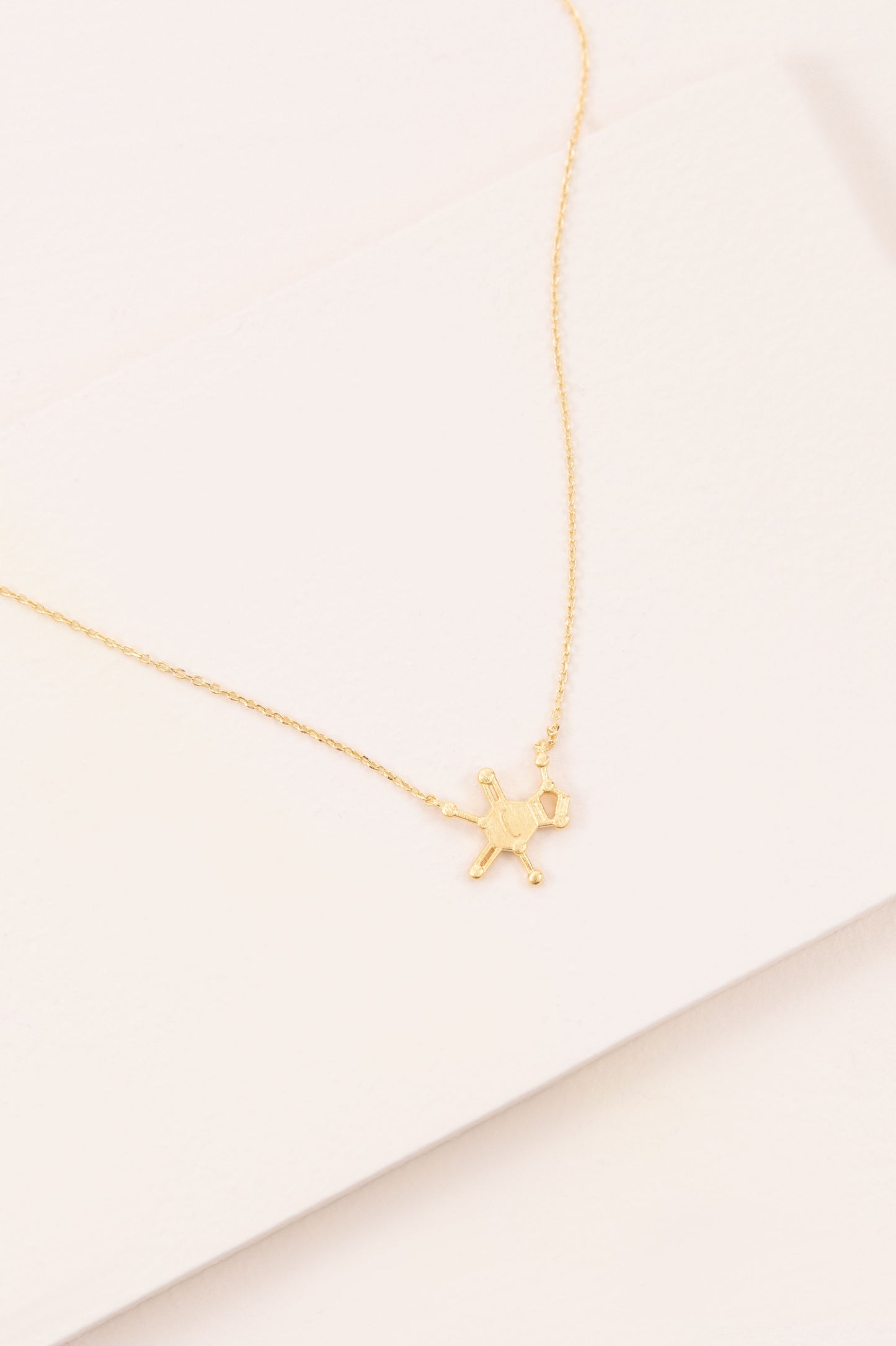 Serotonin Molecule Necklace