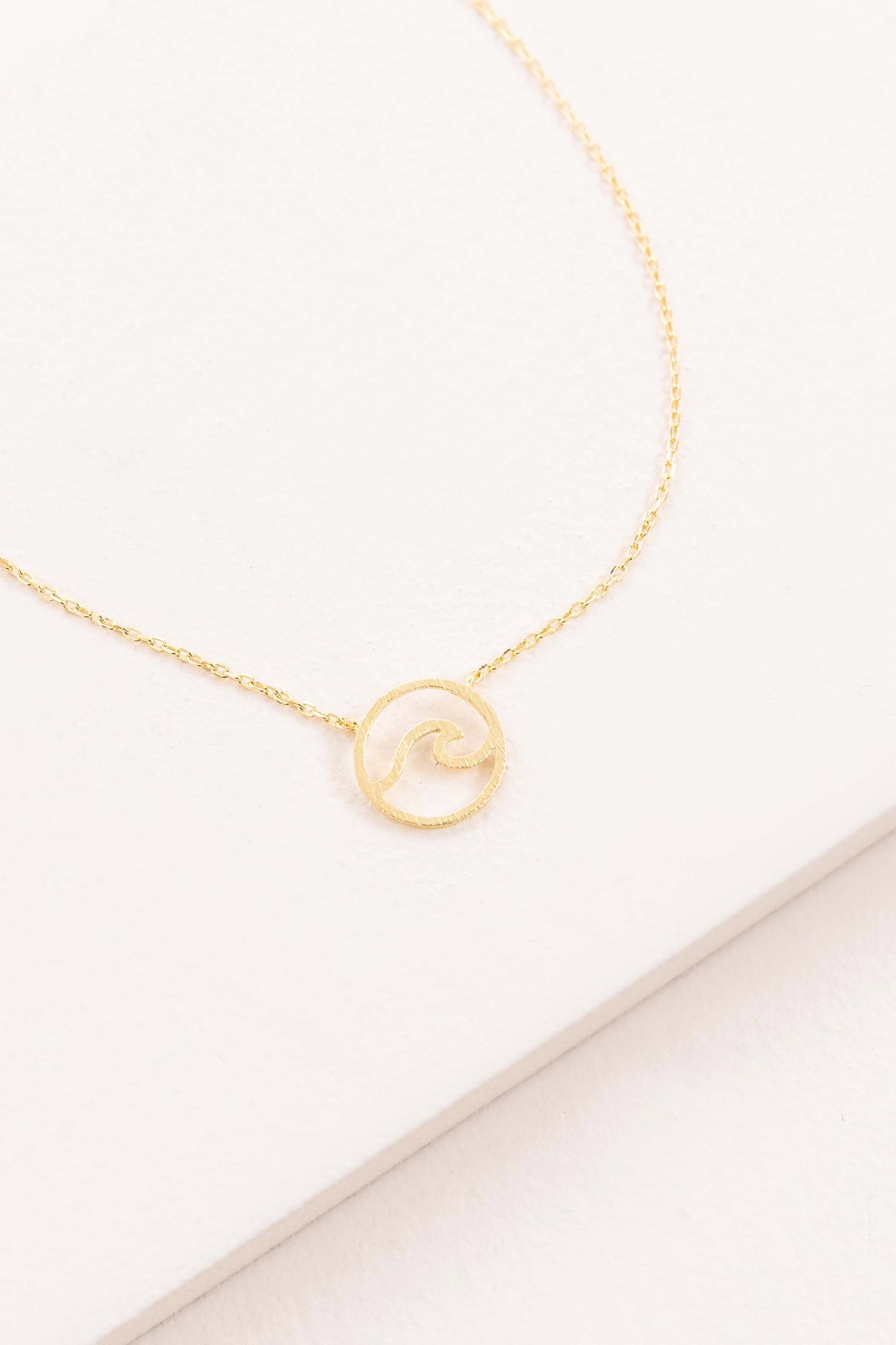 Wave Rider Necklace | Gold