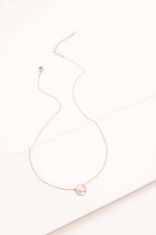 Soar High Above Necklace | Rose Gold