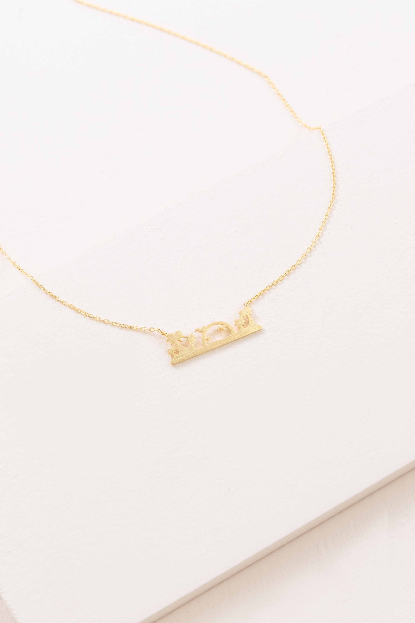 Sunset Beach Necklace | Gold