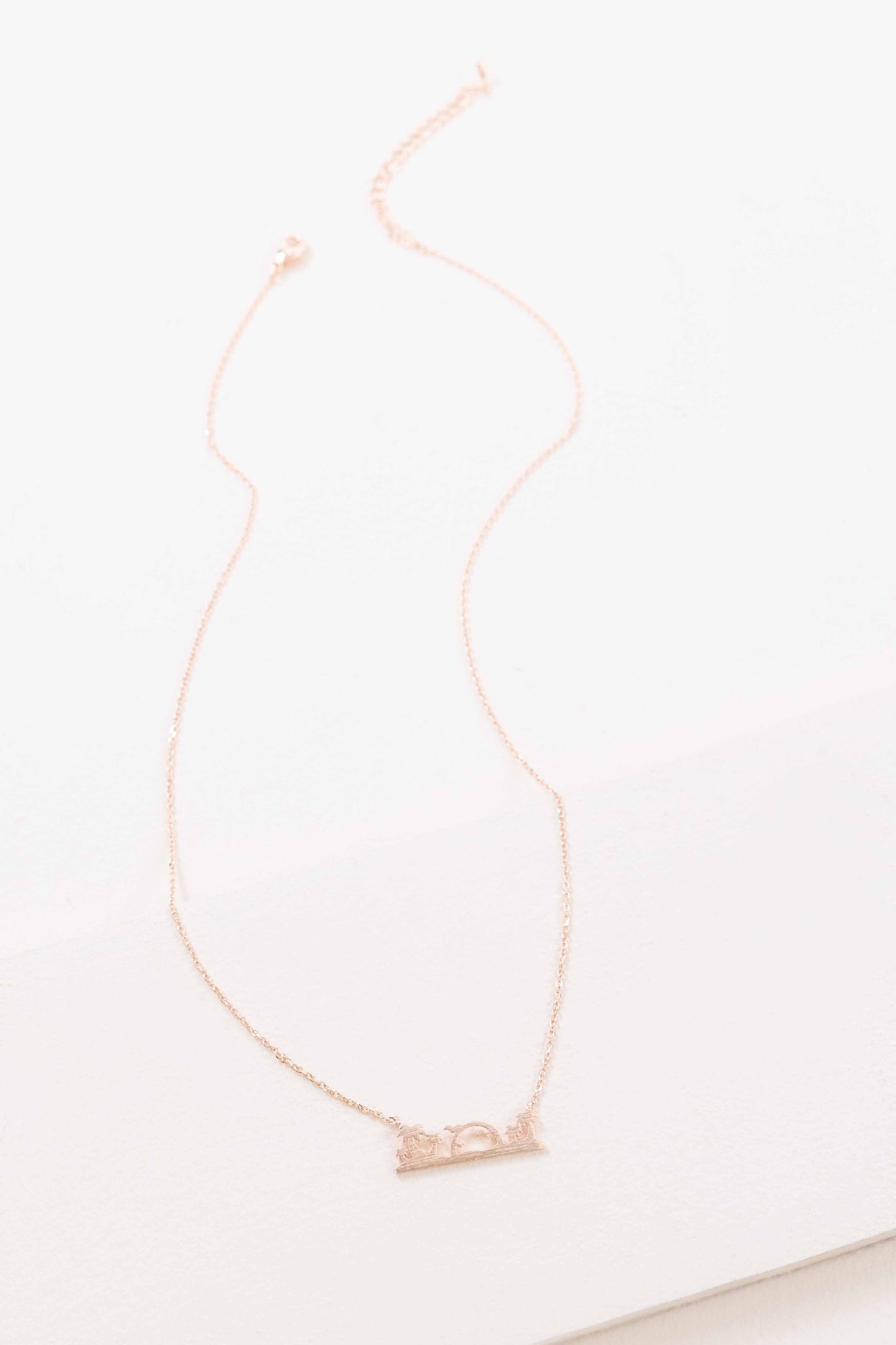 Sunset Beach Necklace | Rose Gold