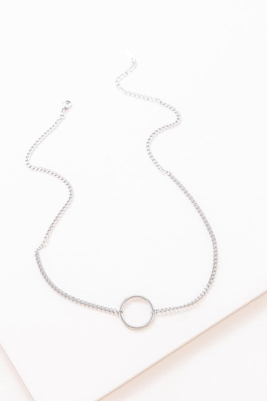 In the Know Chain Necklace | Silver