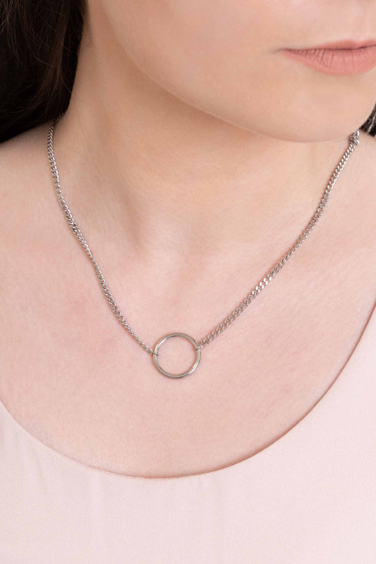 In the Know Chain Necklace | Silver