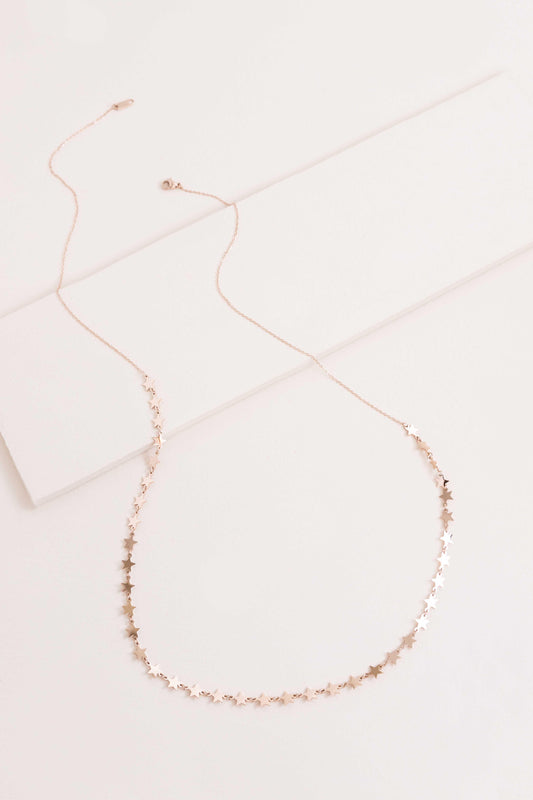 All The Stars Necklace | Rose Gold (14K)