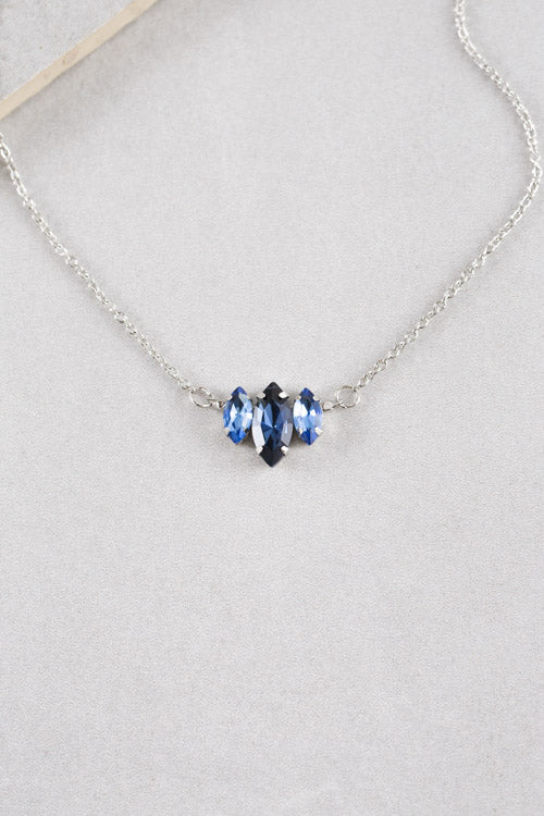 Summit Stone Necklace | Silver