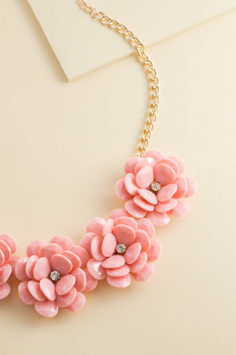 Forevermore Petal Necklace | Coral