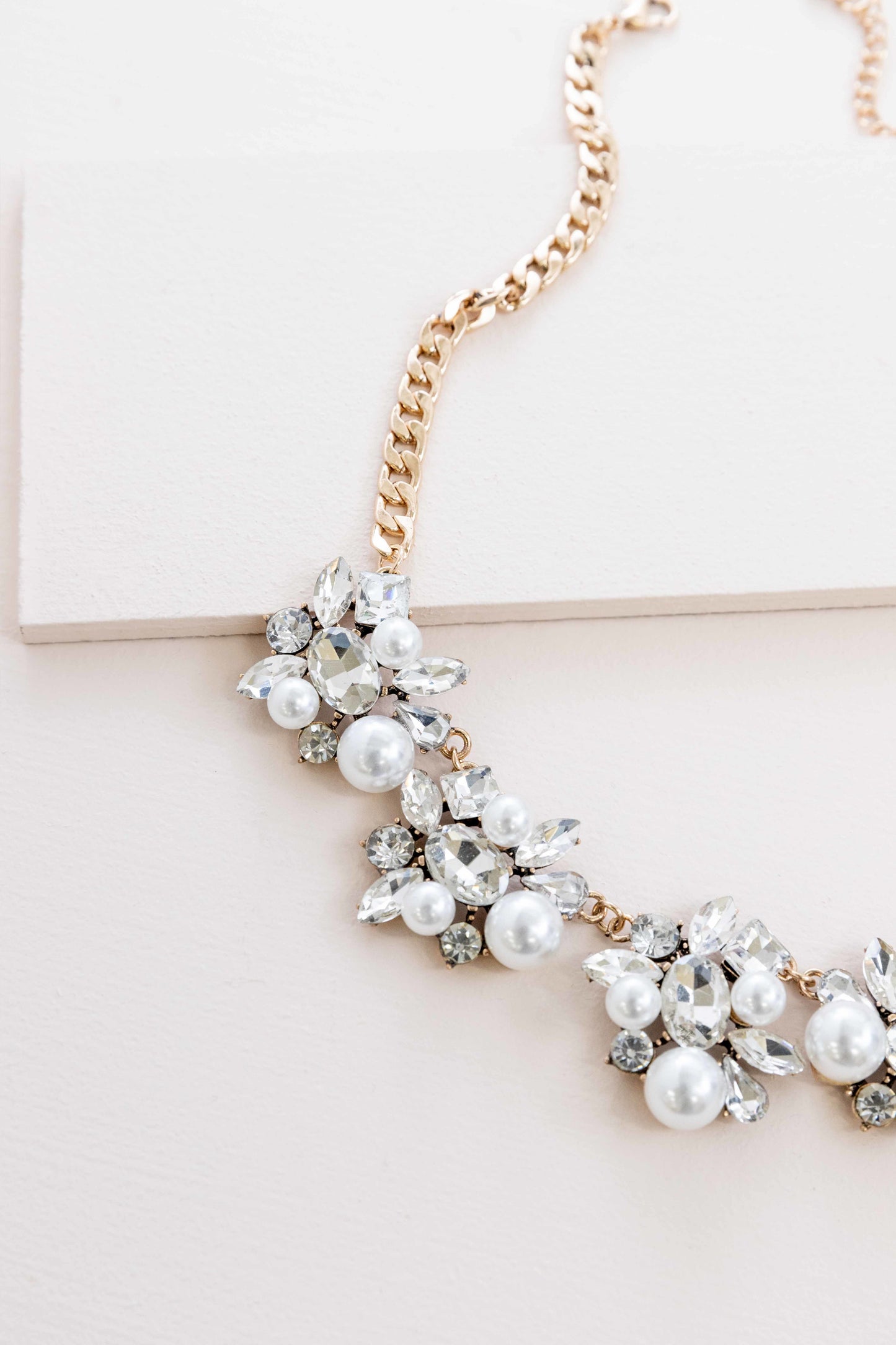 Sparkling Pearls Necklace