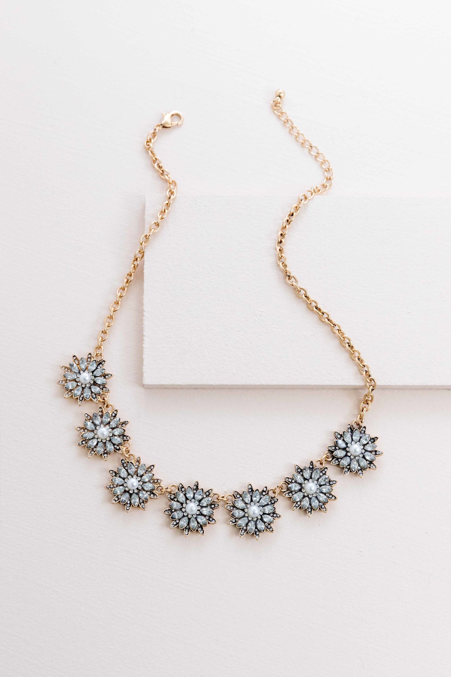 Blossoming Crystal Necklace