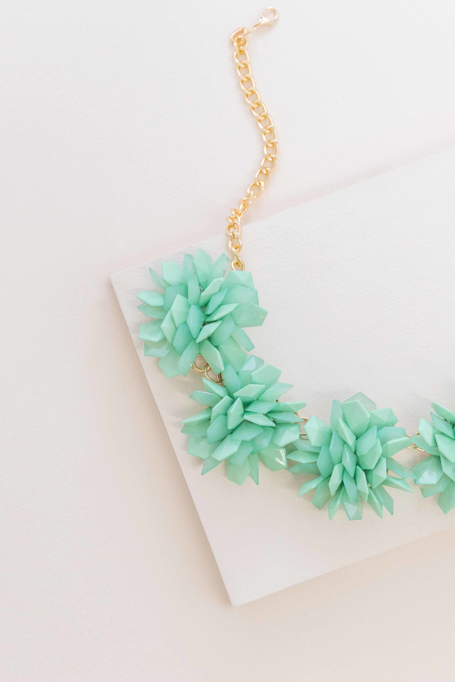 Sophisticated Shard Necklace | Sea Green