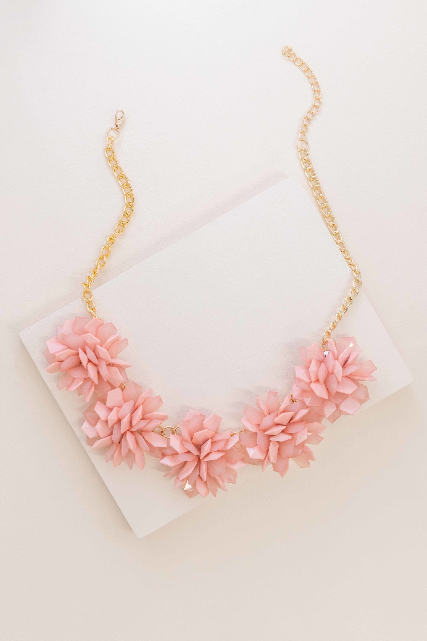 Sophisticated Shard Necklace | Dusty Pink