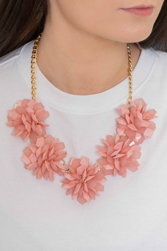 Sophisticated Shard Necklace | Dusty Pink