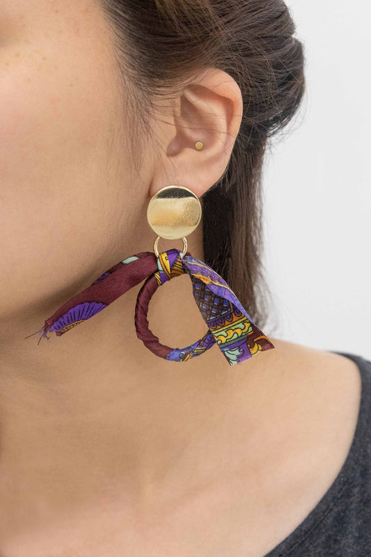 Marissa Earrings | Burgundy