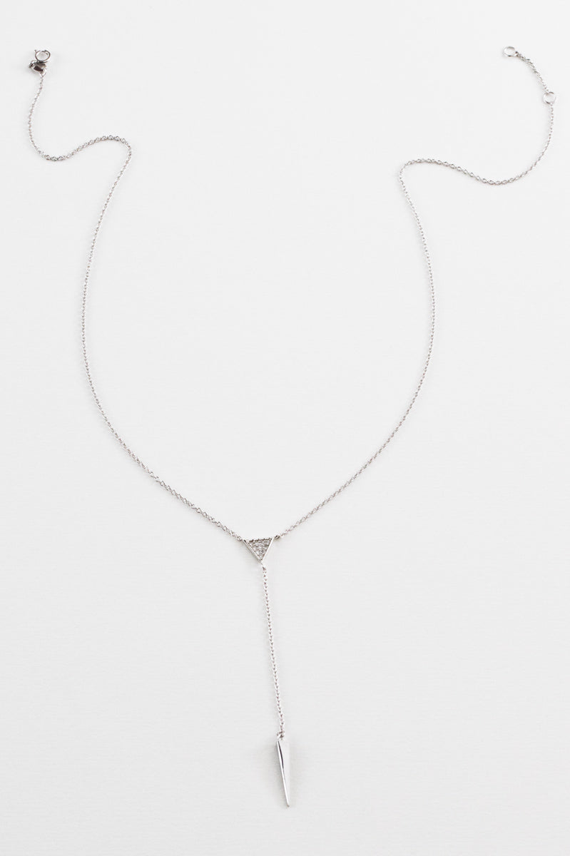 Spike Lariat Necklace