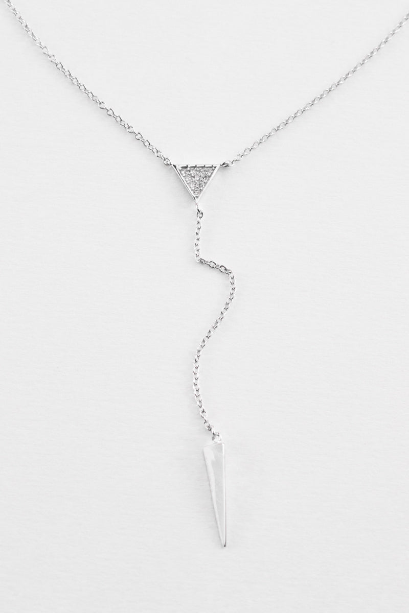 Spike Lariat Necklace