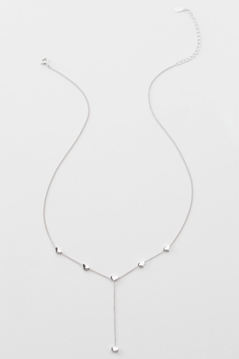 Falling in Love Lariat Necklace (sterl.)