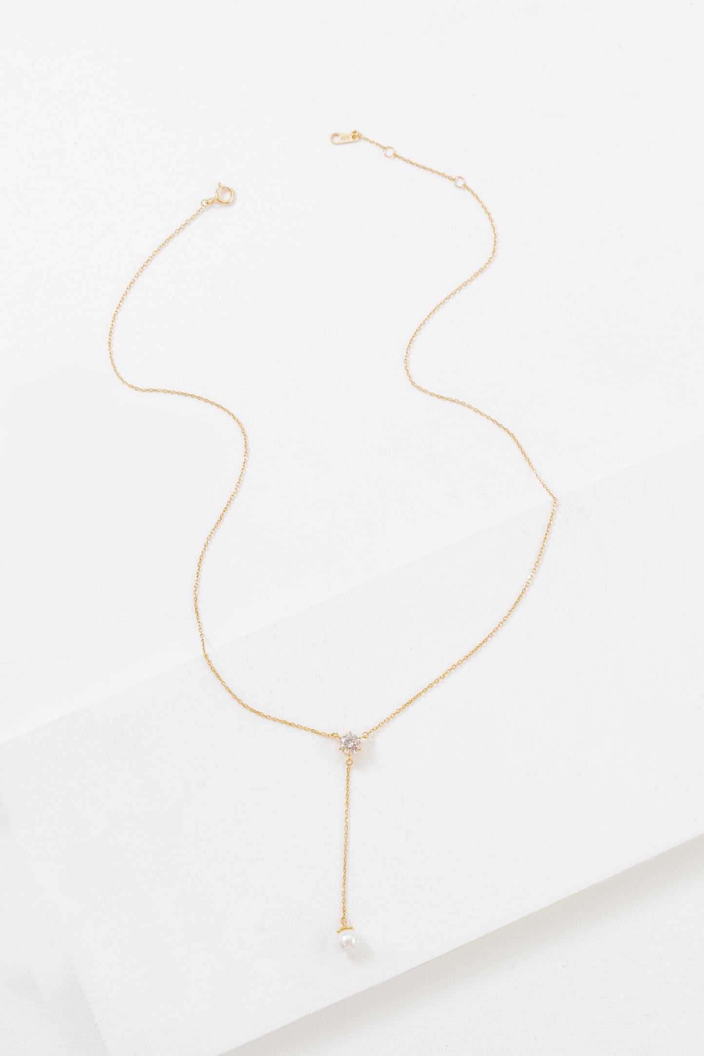 Wish Away Lariat Necklace | Gold (14K)