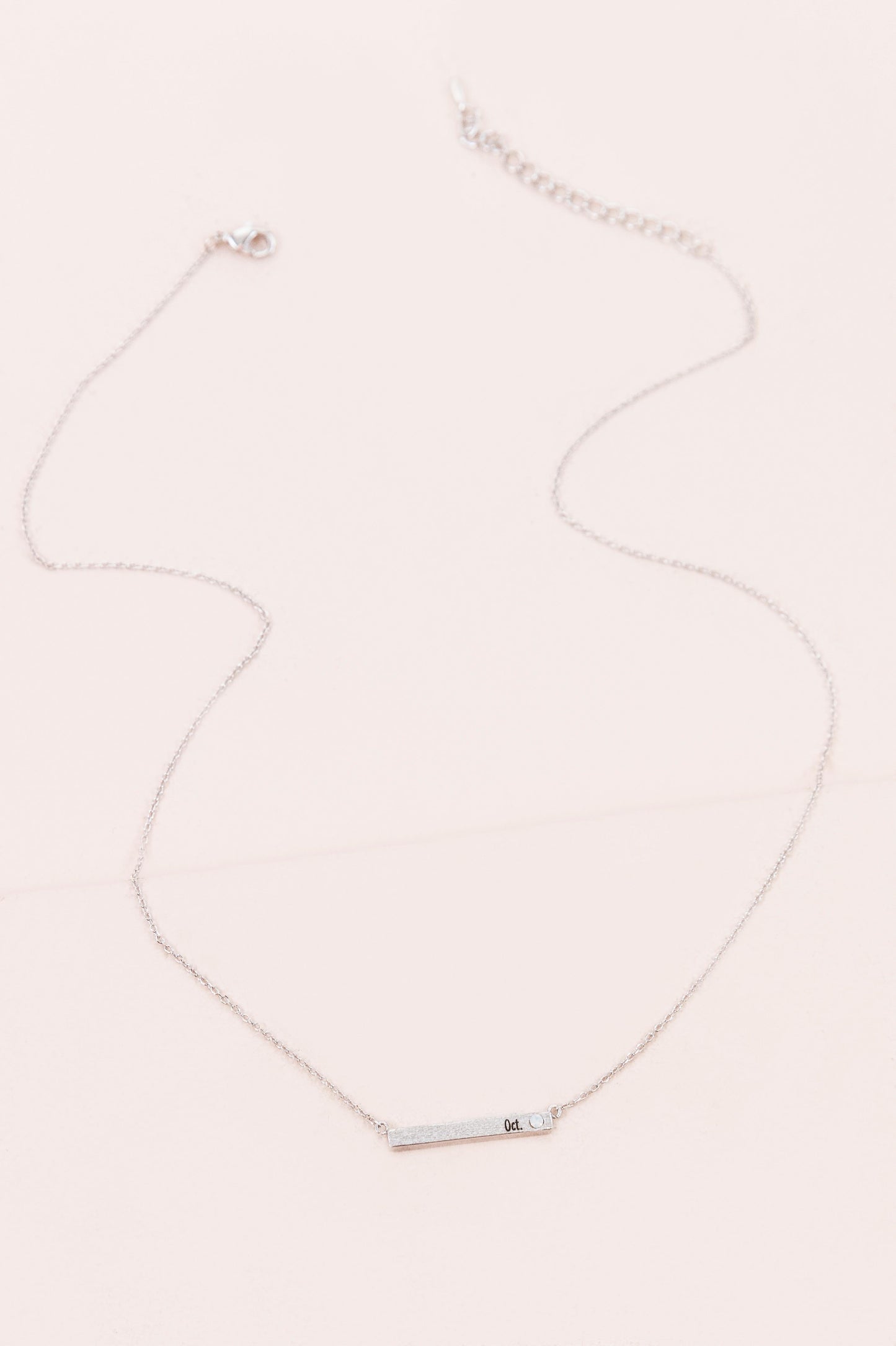Birthstone Bar Necklace