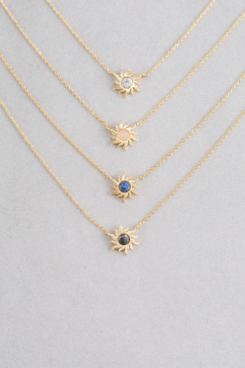 Aztec Sun Stone Necklace