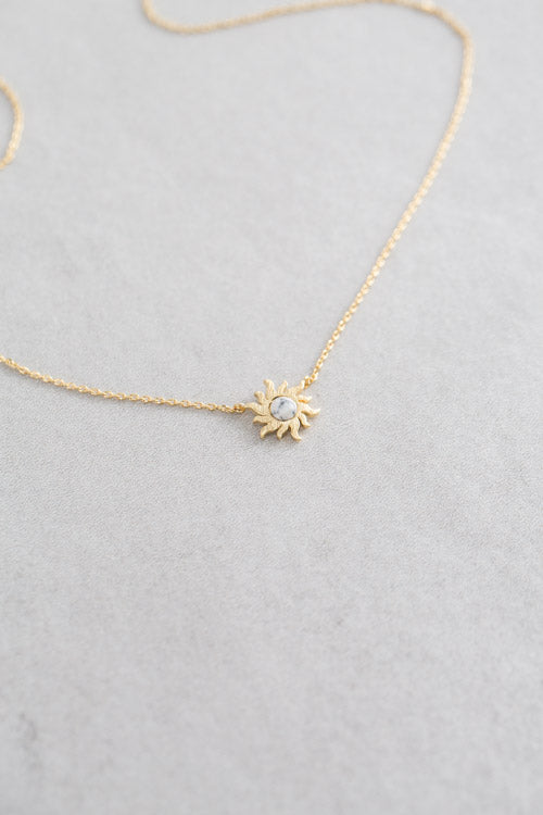 Aztec Sun Stone Necklace