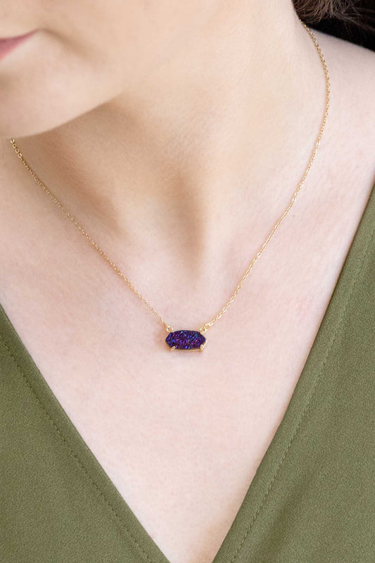 Marquise Druzy Necklace | Cosmic (14K)