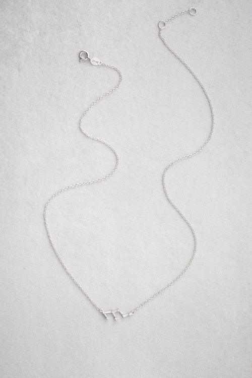 Aquarius Sterling Silver Necklace