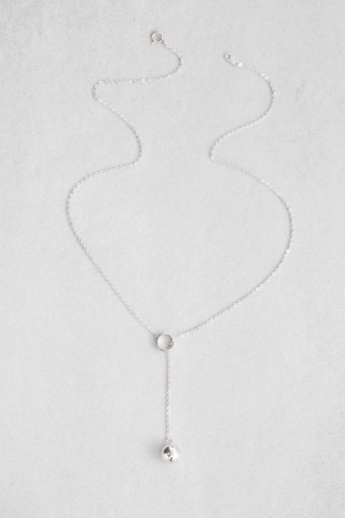 Ring Lariat Necklace