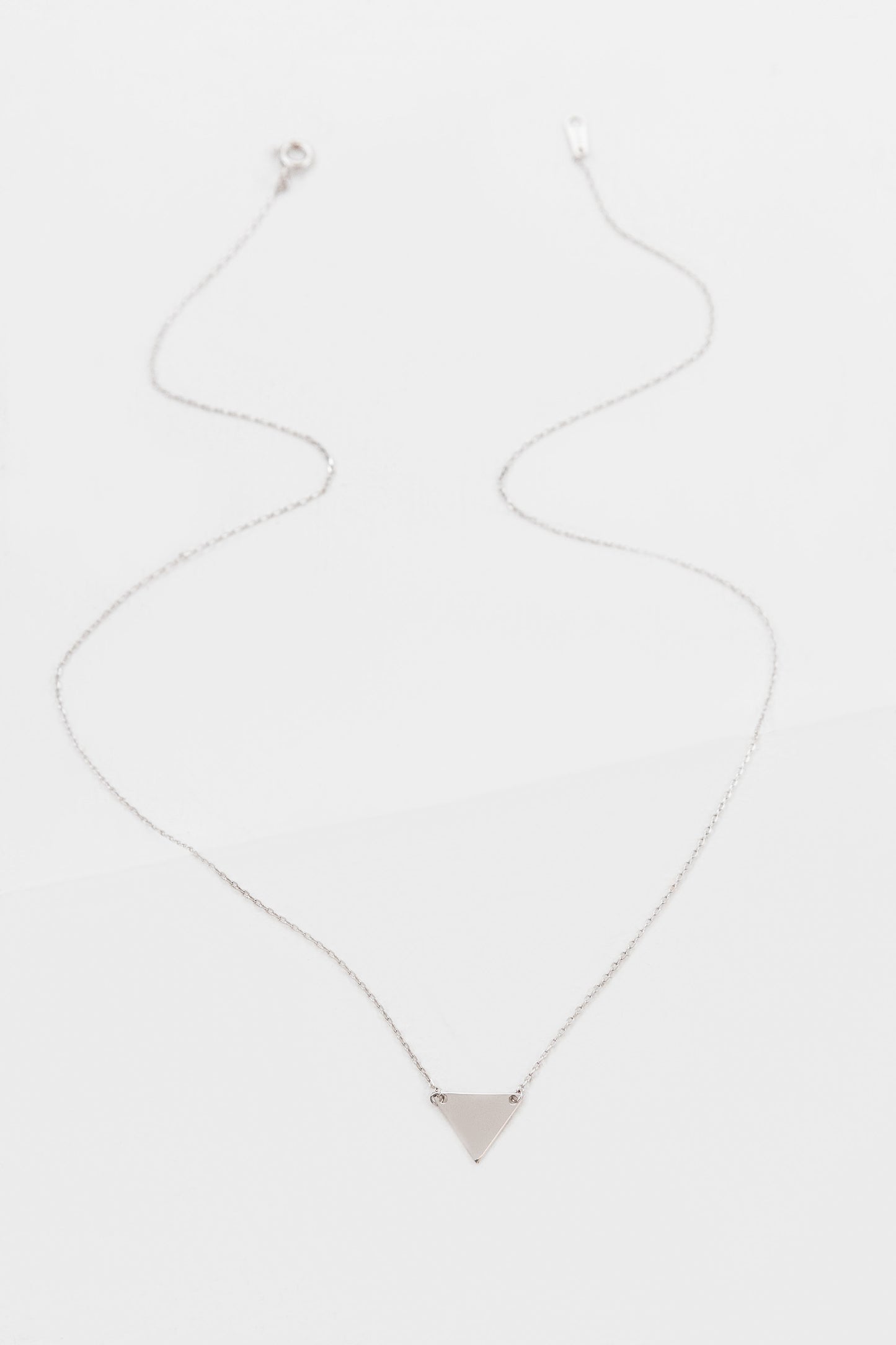 In Focus Triangle Necklace (14K)