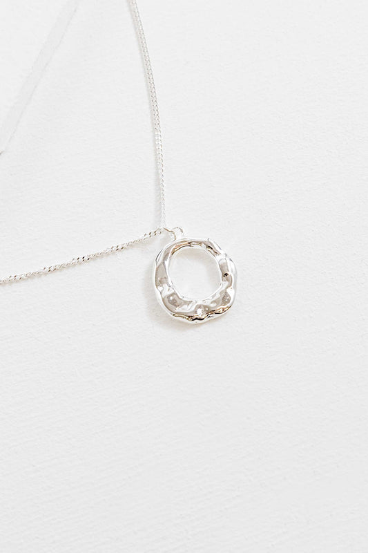 Charming Circle Necklace (sterl.) | Silver